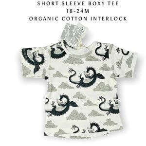 Kate Quinn organic cotton interlock box tee 18-24m NWT